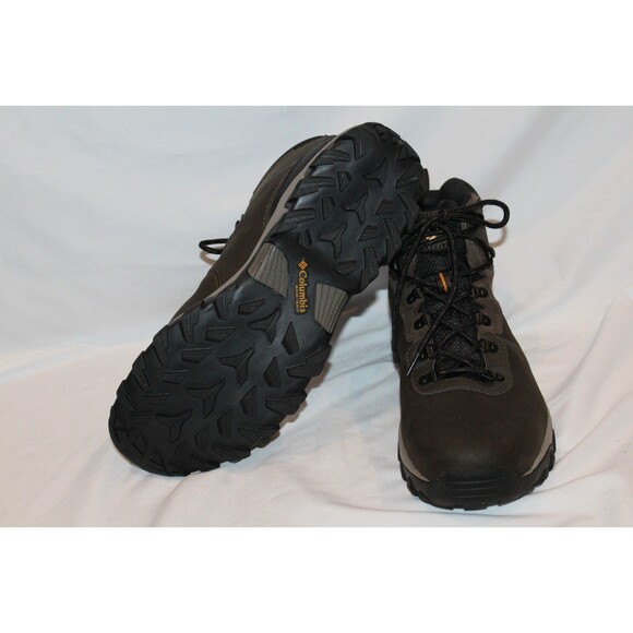 Columbia Men\'s Newton Ridge Plus II Waterproof Hiking Boots 14 WIDE NIB BROWN main image 5